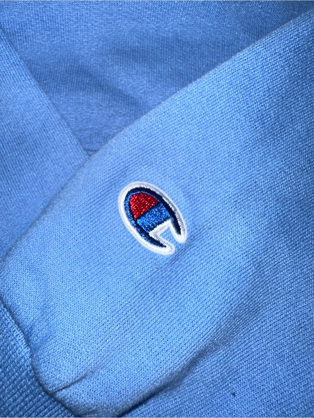 Champion Light Blue Pullover Hoodie - Picture 3 of 3